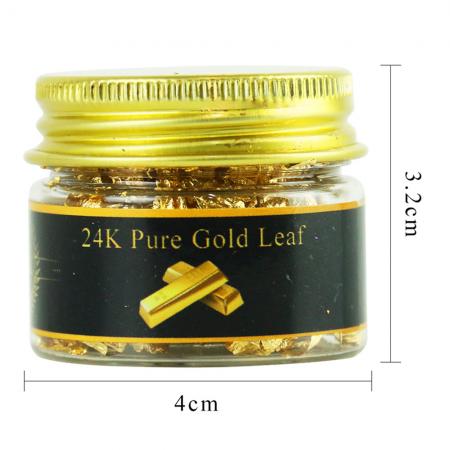 25mg gold leaf flakes